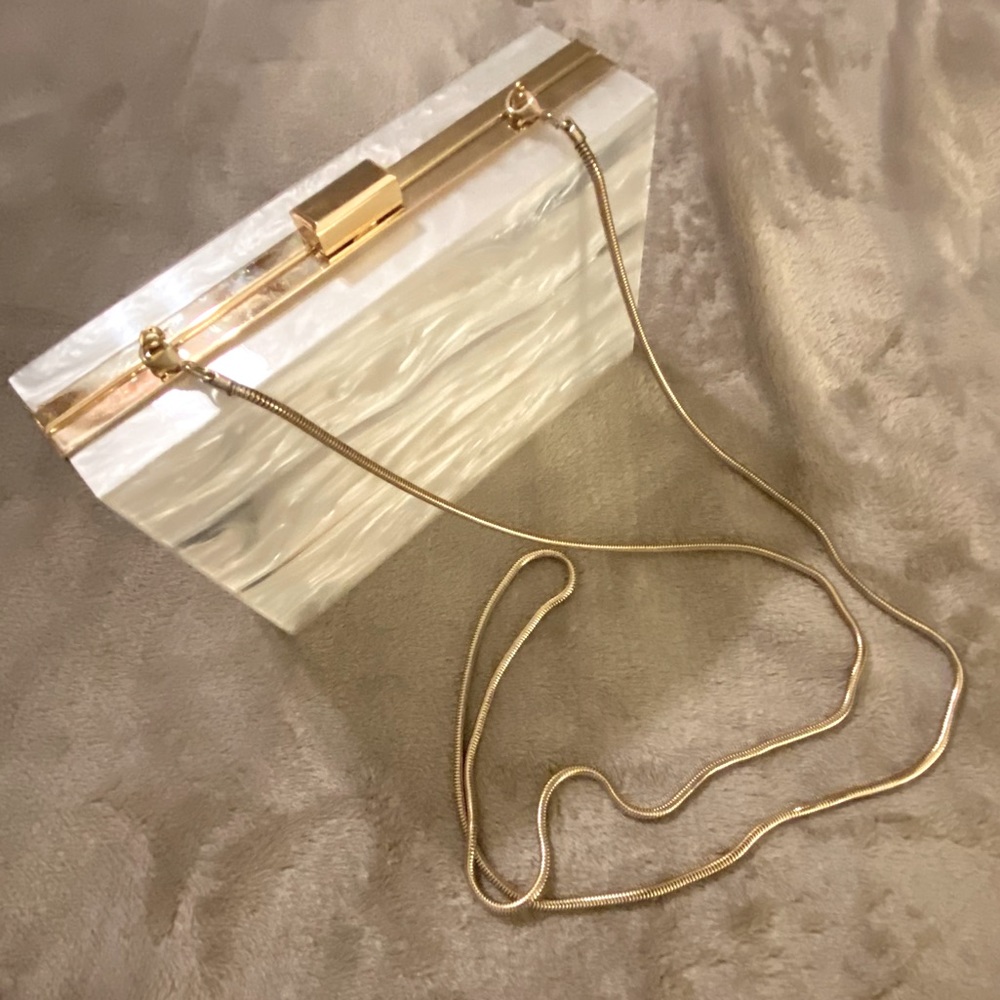 Rachel Zoe Marble Clutch